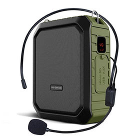 Portable Bluetooth PA System With Wireless Headset Mic - 30W Rechargeable Speaker For Teaching, Tours, Outdoor Events