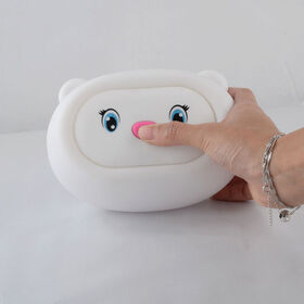 Rabbit Shape Silicone Night Light With Sound Sleep Light CE certificate babies products