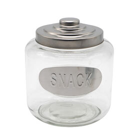 NUTRIUPS Storage Glass Jar Set Food Storage Tank with Wooden Lid 500 Ml,800ml,1200ml, Size: 9.6, Other