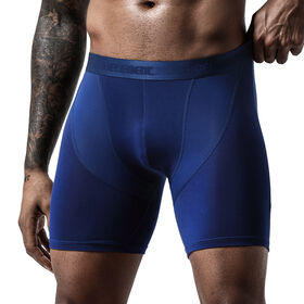 Gay Underwear Men Short Brief Short Dark Blue Color With Elastic