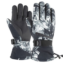 snowboard gloves with wrist straps