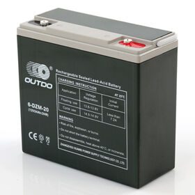 OUTDO 12V24Ah Sealed Lead Acid Battery Electric Vehicle Battery for Two-wheeled Vehicles 6-DZM-20