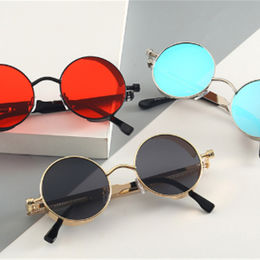 LoNinLoAn - Lot De 12 Lunettes De Soleil Rectangulaires Vintage Années 90 - Protection UV400 - Multi-couleurs