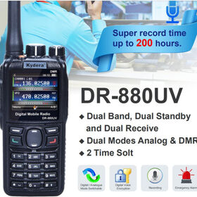 Kydera ODM OEM Dualband DMR Walkie-Talkie DR-880UV Crossband Repeater Digital Analog APRS Ham Radio Handfunkgerät Amateurfunk