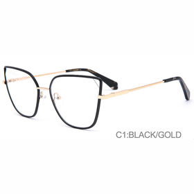Wholesale Casual Solid Color Square Full Frame Glasses