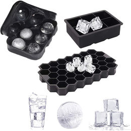 Buy Wholesale China Large Whiskey Wine Macallan Ball Maker Silicone Mold  Round Circles Block Ice Cube Trays & Ice Cube Mold at USD 0.76