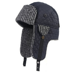 Bomber Hats Winter Men Warm Russian Ushanka Hat With Ear Flap Leather Fur  Trapper Cap Earflap For Women Rabbit Fur Hat Men Hats