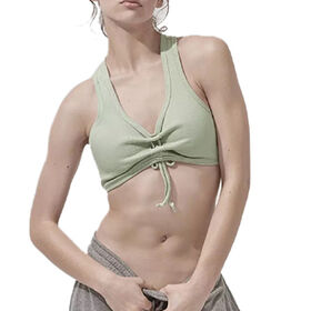 Sutiã esportivo de alta qualidade, roupa de ioga de tecido de secagem rápida, sutiã de ioga sexy e moderno