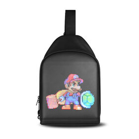 Grosir Tas Selempang Layar LED Pintar Terlaris Ransel LED Iklan Modis