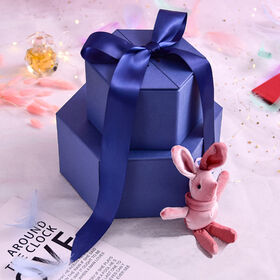 Customized Wedding Birthday Christmas Gift Boxes Cardboard Gift Boxes with Ribbon Bow