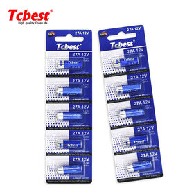 Factory price and wholesale Alkaline Batteries with 1.5V Nominal Voltage, 27A OEM/ODM Battery for home appliance and toys