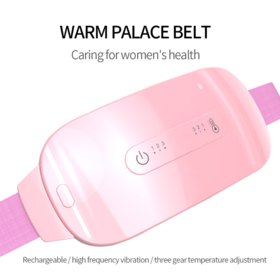 Buy China Wholesale Household Hot Compress Warm Palace Rubbing Massage Belt  Wireless Heating Abdominal Waist Massager Menstrual Heating Belt & Massage  $26.5