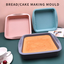 Buy Wholesale China Household Baking Mold Golden Square 6-cup Mini Pound  Financier Cake Bread Mold & Financier Cake Bread Baking Mold at USD 2.99