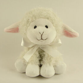 Mini Ovelha de Pelúcia Macia e Fofa, Cordeiro Branco - Brinquedo para Crianças e Presentes por Atacado