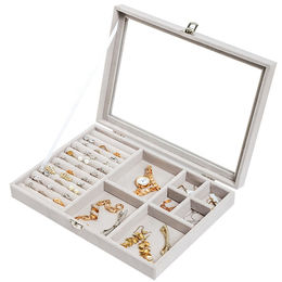 Buy Wholesale China Wholesale Earring Ring Necklace Girls With Lock Jewelry  Box Organizer Velvet Jewelry Storage & Jewelry Storage at USD 1.99