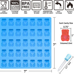 China Gummy Bear Molds Candy Molds