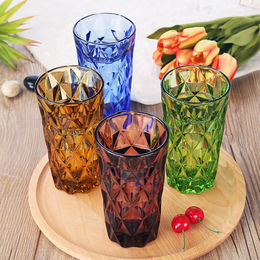 Colored Water Bottle Beer Mug Frosted Sublimation Glass Tumbler