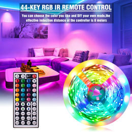 Tenmiro 65.6ft Led Strip Lights, Ultra Long RGB Color Changing LED Light  Strips Kit with 44 Keys Ir Remote Led Lights for Bedroom, Kitchen, Home