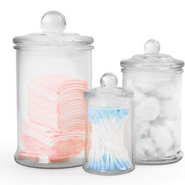 Wholesale Airtight Glass Jar with Lid- 6.8oz CLEAR