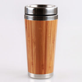 Cadeaux BTOB, primes : Tasse en Verre avec Cuillère et Couvercle en Bambou