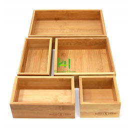 Buy Wholesale China Bamboo Drawer Organizer Storage Box Closet Drawer  Organizers Desktop Drawer & Bamboo Drawer Organizer at USD 6.5