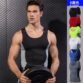Men Workout Tank Tops Gym Athletic Sports Vest Fitness Bodybuilding Muscle  Shirt