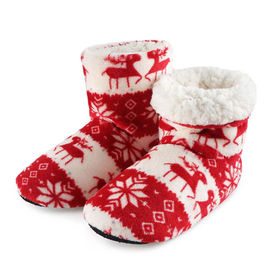 Chaussons D'hiver Pour Fille Avec Couvre-talon - Doublure Polaire, Semelle PVC | Confort Intérieur Et Extérieur
