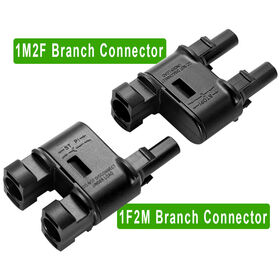 1500V DC Photovoltaic Branch Plug Compatible MC type Solar Branch Connector 12AWG 10AWG 8AWG