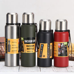 Wholesale High Quality 350ml 500ml 750ml 1000ml 1100ml Fitness Thermos  Vacuum Insulated Stainless Steel Water Bottle with Direct Drinking Straw  Big Mouth - China Beer Cup and Thermo price