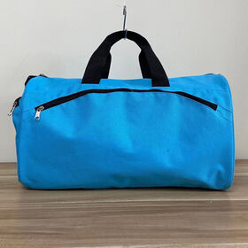 2025 Fashion Blue Waterproof Gym Duffle Bag - Lightweight Travel Sports Bag with Shoe Compartment & USB Port