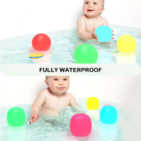 Lovely 7 Colors LED Children Ball Shaped waterproof silica gel night light gift Baby Nursery Lamp