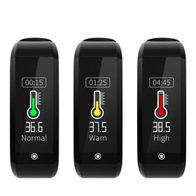 Smart Band Armbanduhr mit Körperthermometer und Herzfrequenzmesser - Armband mit SDK