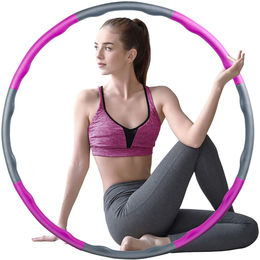 Hula Hoop for Exercise, Thin Waist Belly Fitness Soft Spring Flexible  Sports Hoop Weighted Hoop