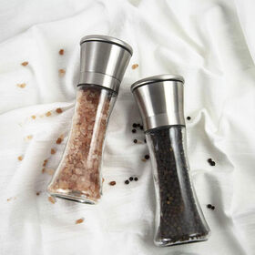 Buy Wholesale China Salt And Pepper Mills, Salt And Pepper Grinder Make By  Wood And Transparent Acrylic & Salt And Pepper Grinder at USD 2.9