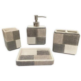 Buy Wholesale China Rubber Paint Ceramic Bathroom Accessory Set W