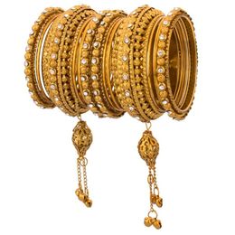 Details about   Indian Bollywood Ethnic Jewelry Gold Plated Pearls Bracelets Bangles 2.4" 