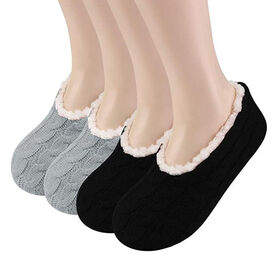 Manufacturer Women Thick & Warm Slipper House Socks with Grippers