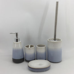 Buy Wholesale China Rubber Paint Ceramic Bathroom Accessory Set W