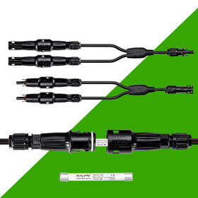 NSPV Fusible Y câble harnais Connecteur Parallar connexion 10*38 fusible lien 20A à 25A recommander