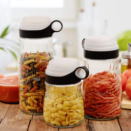 Buy Wholesale China Glass Mason Jar Glass Milk Bottle With Handle And Metal  Lid Glass Drinking Cups 16oz Glass Jam Jars & Bottle Jars Household  Container Pot at USD 0.44