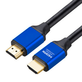 Cable HDMI corto de alta calidad Full HD, conector macho a macho, Cable  plano para Audio, vídeo, HDTV, TV, PS3, compatible con HDMI, # P3