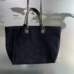 Compre Bolso De Cuero De Mezclilla Azul, Correa Para El Hombro, Bolsas De  Moda Con Cadenas De Bloqueo, Bolsa De Algodón Interna Sin Cremallera y Para  Bolsos De Hombro Lv de China