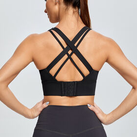 Roupa de Ginástica Feminina Plus Size, Sutiã de Yoga, Sutiã Esportivo por Atacado