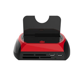 Adaptor Daya Pembaca Kartu USB 3.0 CE FCC untuk Dock HDD SATA 2.5/3.5"