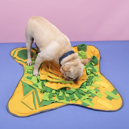 Buy Wholesale China Pet Snuffle Mat With Wooden Shelf Leaky Puppy