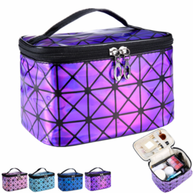 Trousse de Toilette de Voyage à Suspendre, Sac de Rangement Imperméable pour Maquillage et Articles de Toilette pour Femmes, Filles et Enfants - Organisateur Cosmétique Portable