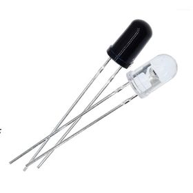 uxcell 30 Pieces Black 5mm Round Head 940nm 850nm Infrared IR Receiver Diodes 