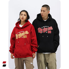 Sweats à capuche personnalisés en gros pour hommes, sweat-shirts imprimés en mousse, sweat à capuche ample et lourd pour hommes