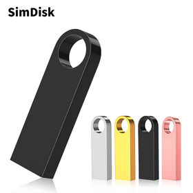 SimDisk Gift Waterproof Mini Metal USB High Speed Flash Drive Pen Drive Memory Stick Reliable Portable Data Storage for PC Laptop