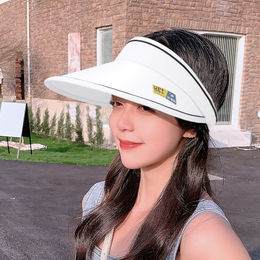Women Summer Hollow Top Hat Letters Pattern Cap Girls Outdoor Wide Edge Sunhat Fisherman Hat 
